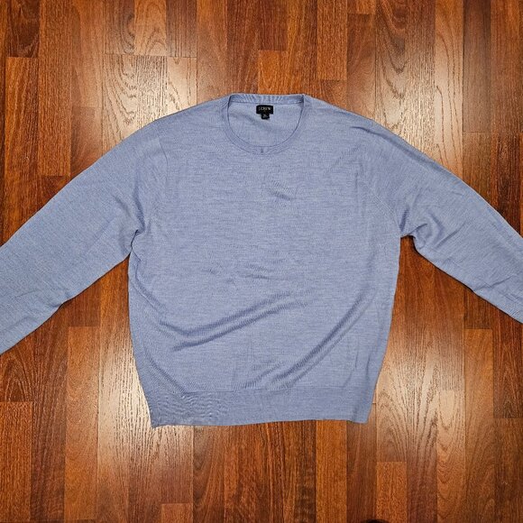 J.Crew Periwinkle Blue Crewneck Sweater – | 100% Cotton Classic - Picture 2 of 5